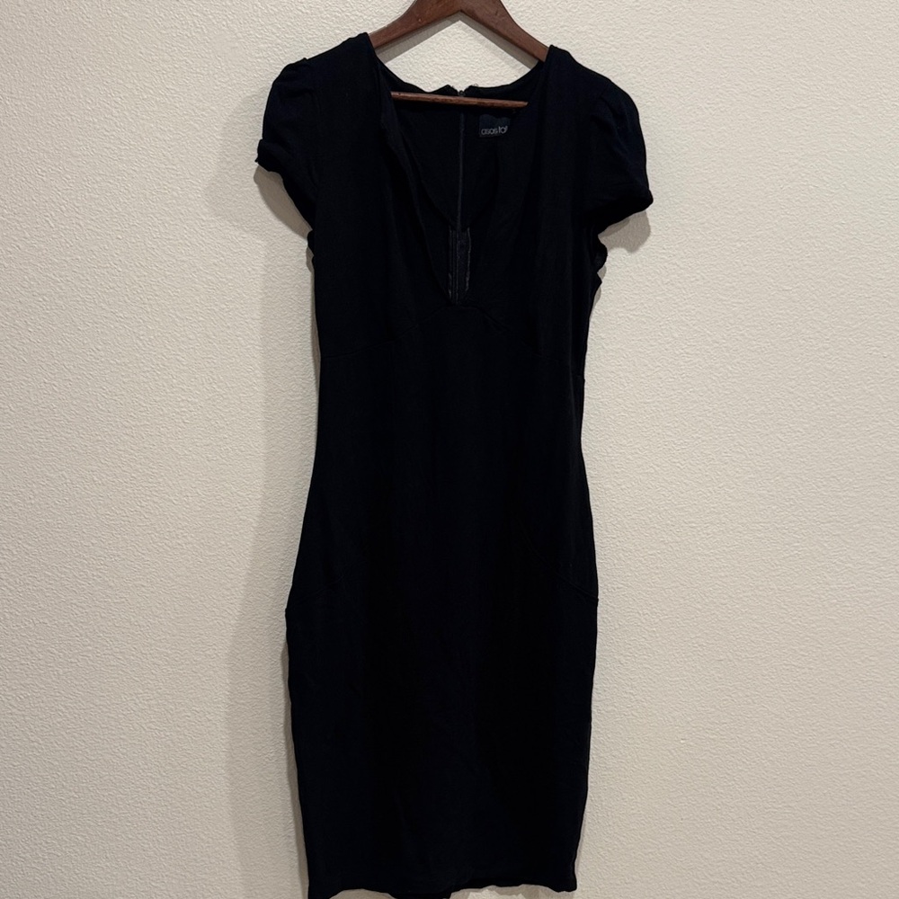 ASOS Elegant Black Mini Dress